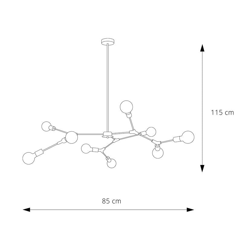 Lámpara Colgante LED Studio Arka 80W