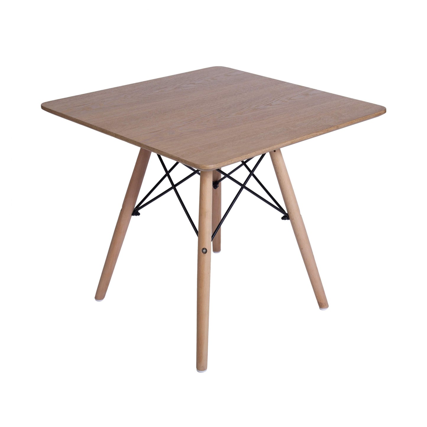 Mesa Lateral Eames Cuadrada Madera