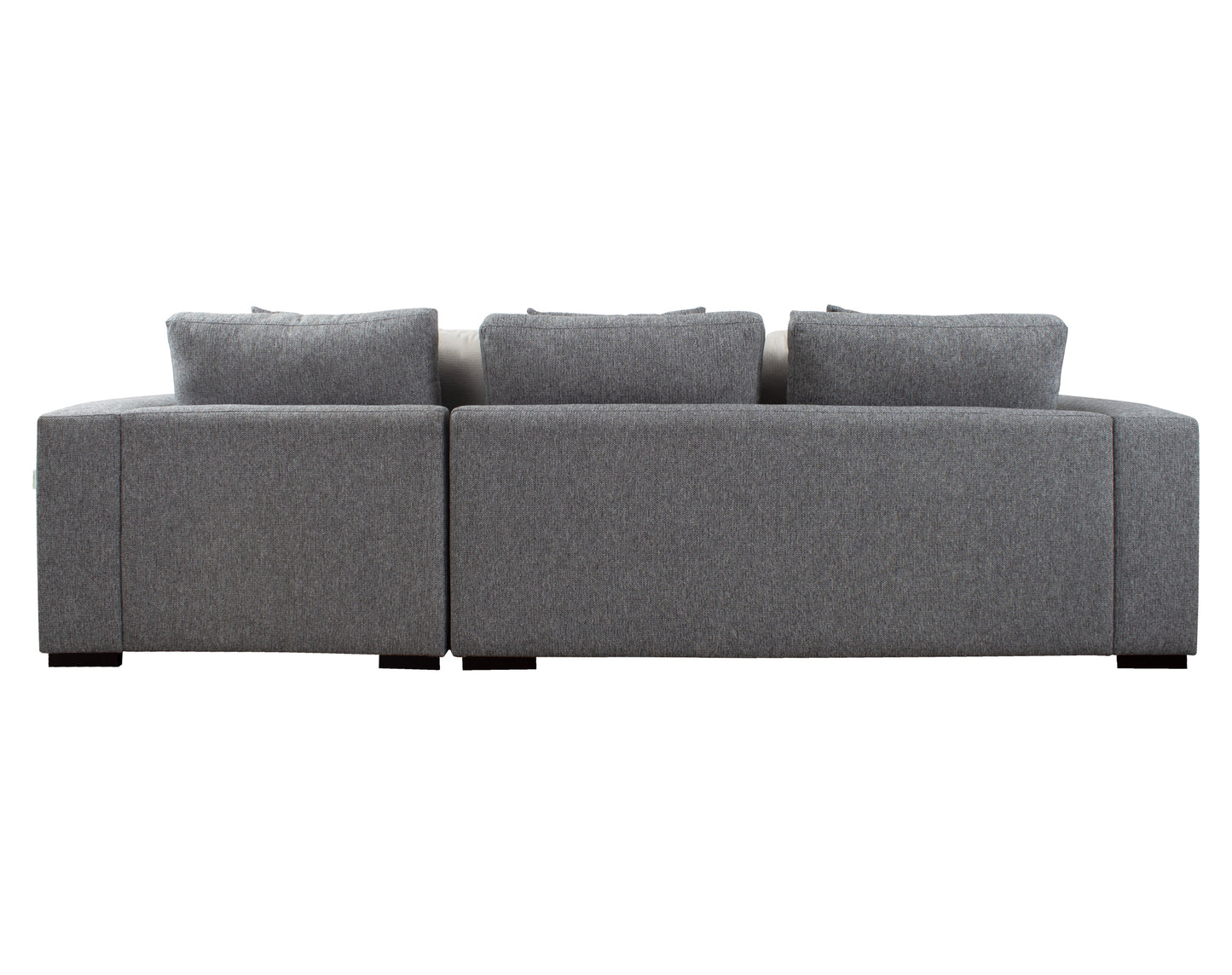 Sofá Seccional Derecho New Levante YD 230 Gris Moderno