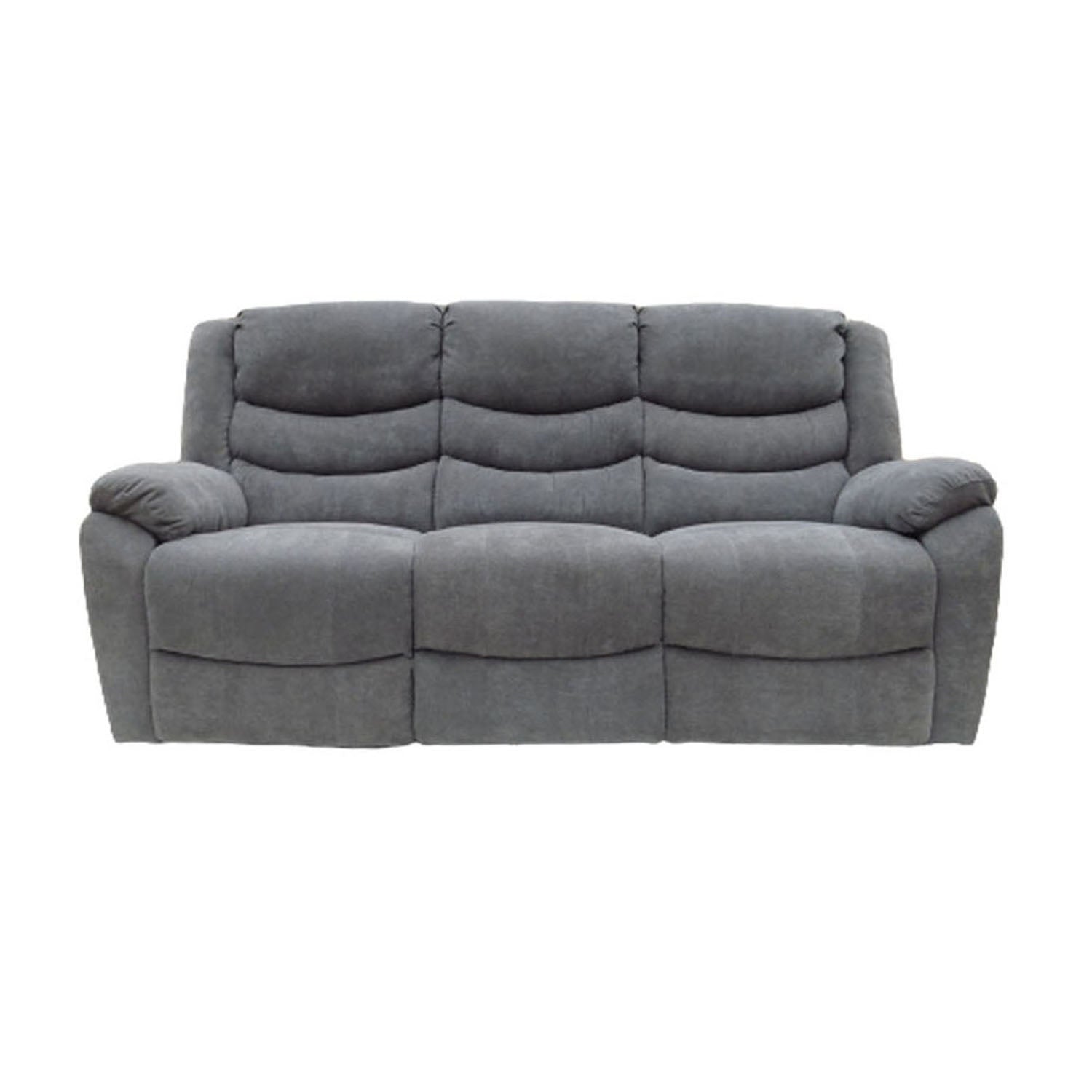 Reclinable Atlanta Gris 3 Cuerpos