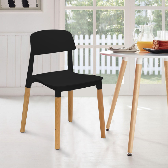 Silla Comedor Arya Negra