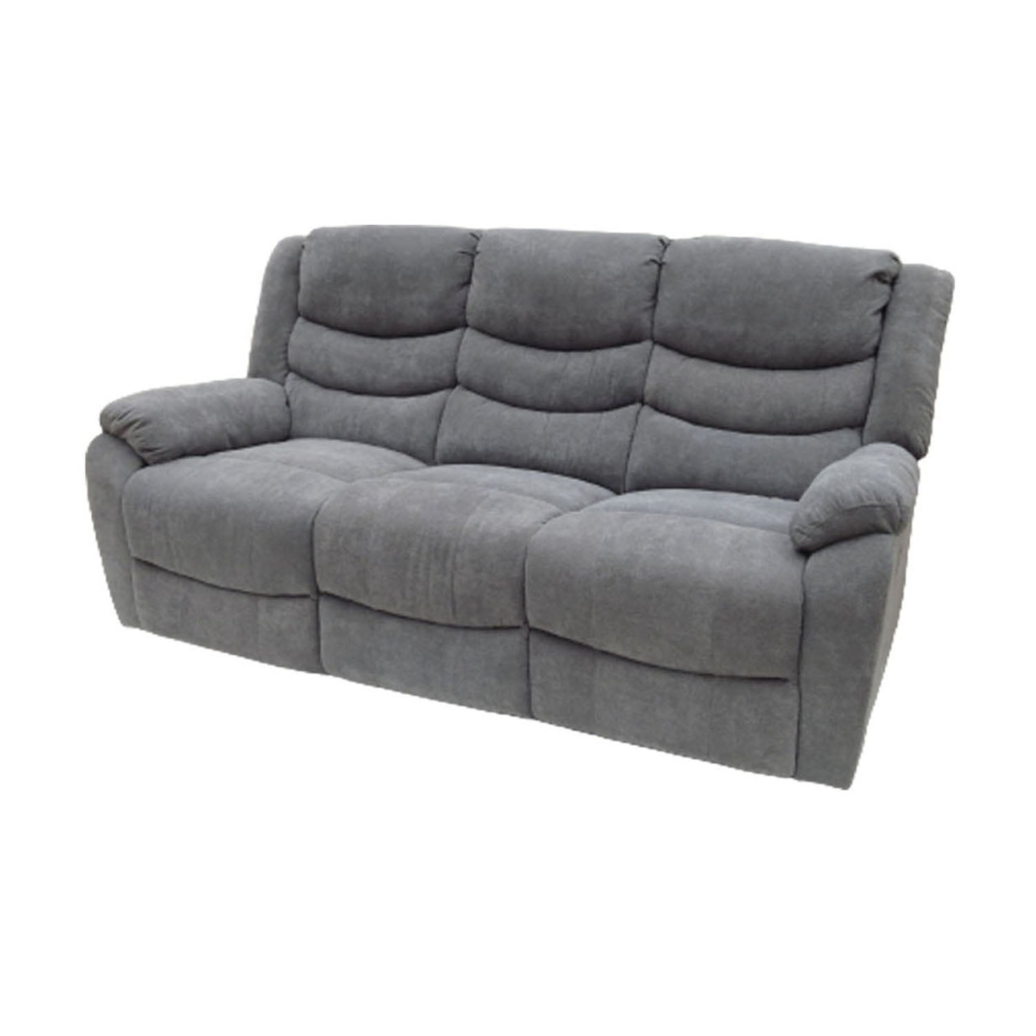 Reclinable Atlanta Gris 3 Cuerpos