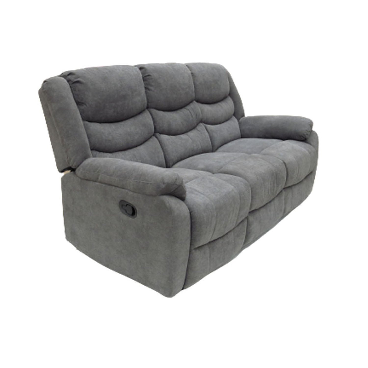 Reclinable Atlanta Gris 3 Cuerpos