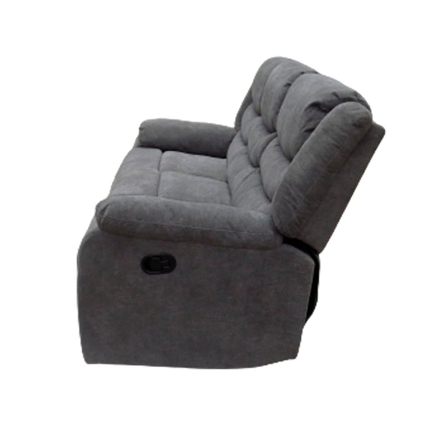 Reclinable Atlanta Gris 3 Cuerpos