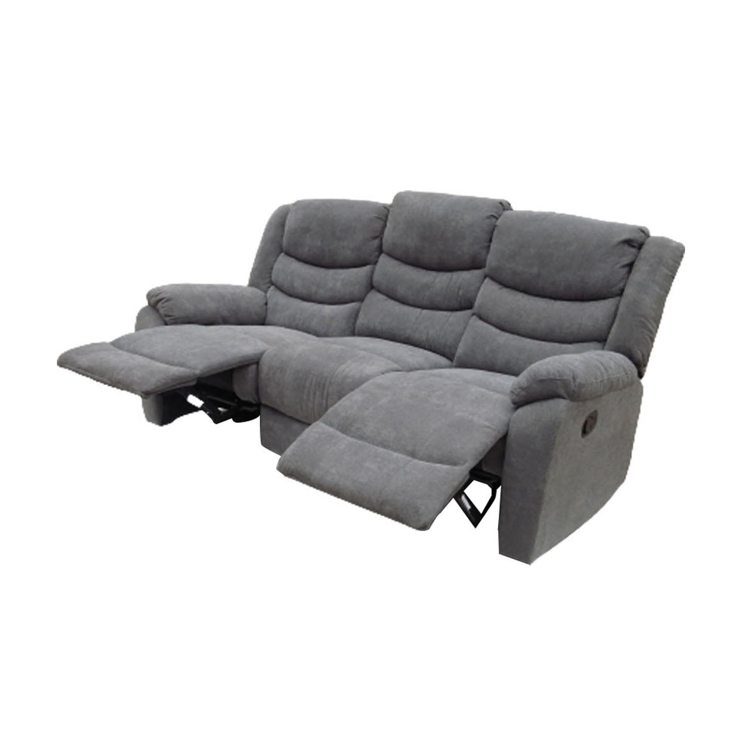 Reclinable Atlanta Gris 3 Cuerpos