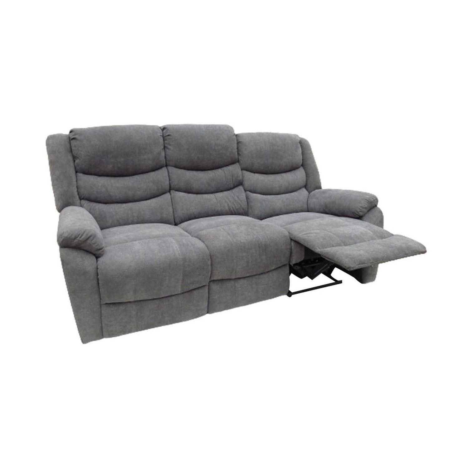 Reclinable Atlanta Gris 3 Cuerpos