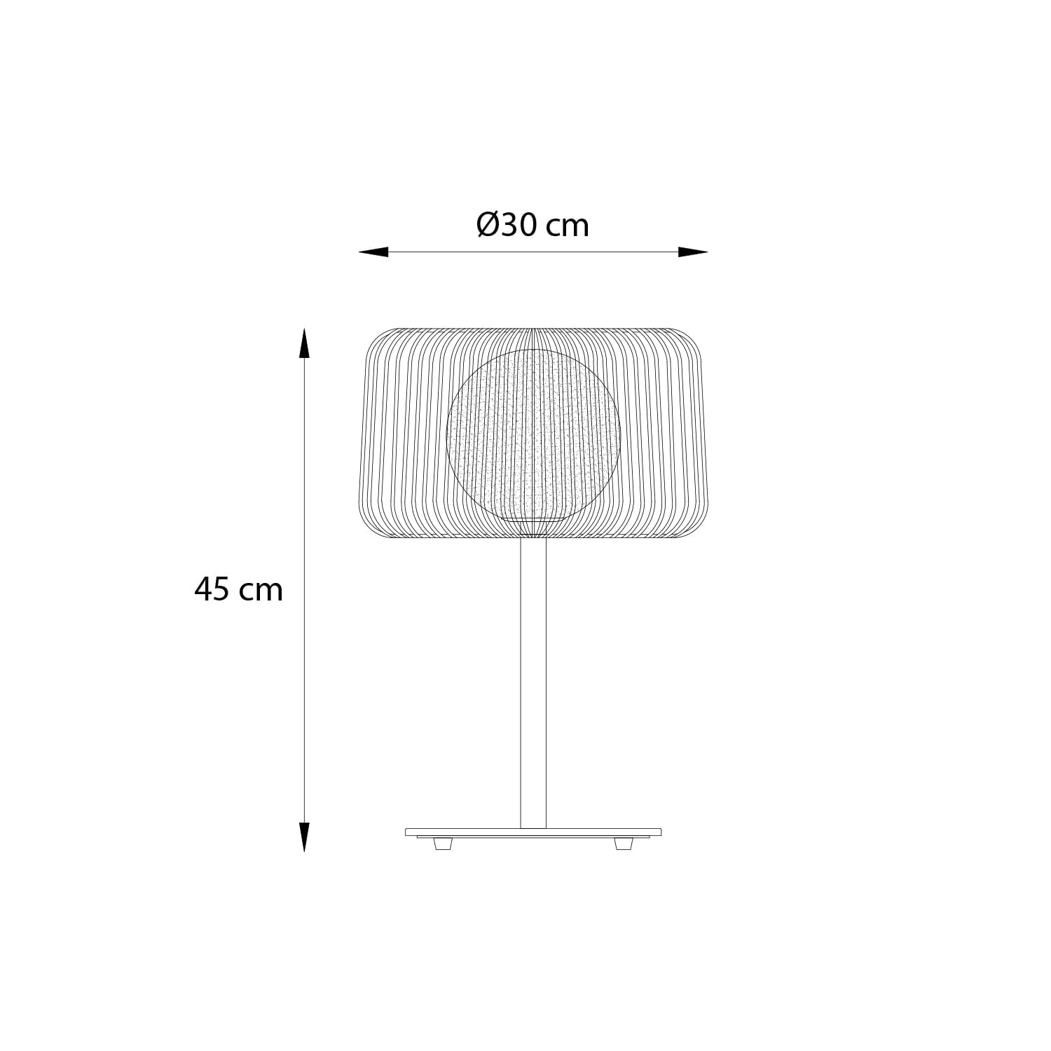 Lámpara de Mesa LED Studio Julia 3.2W Dorada