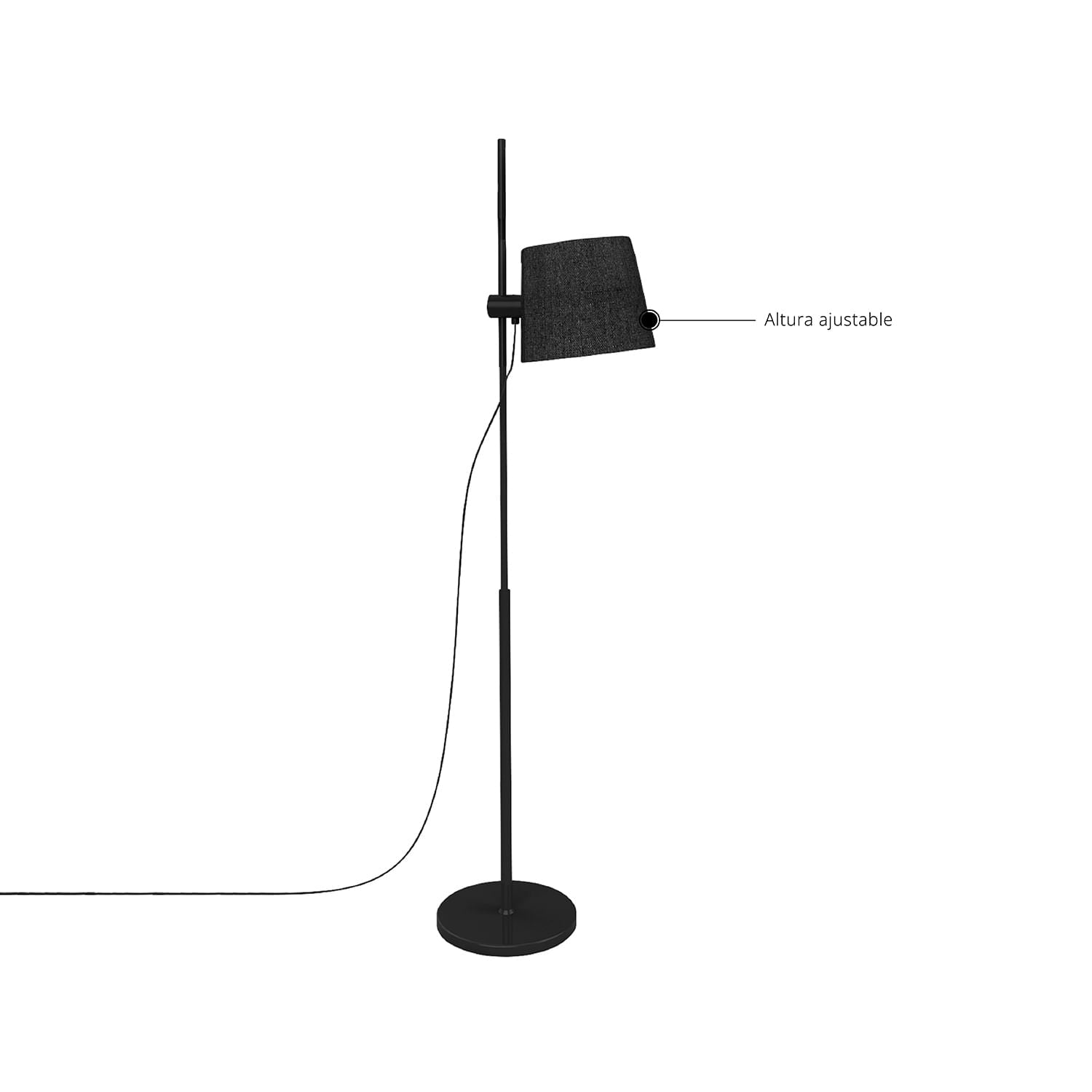 Lámpara de Pie LED Redonda