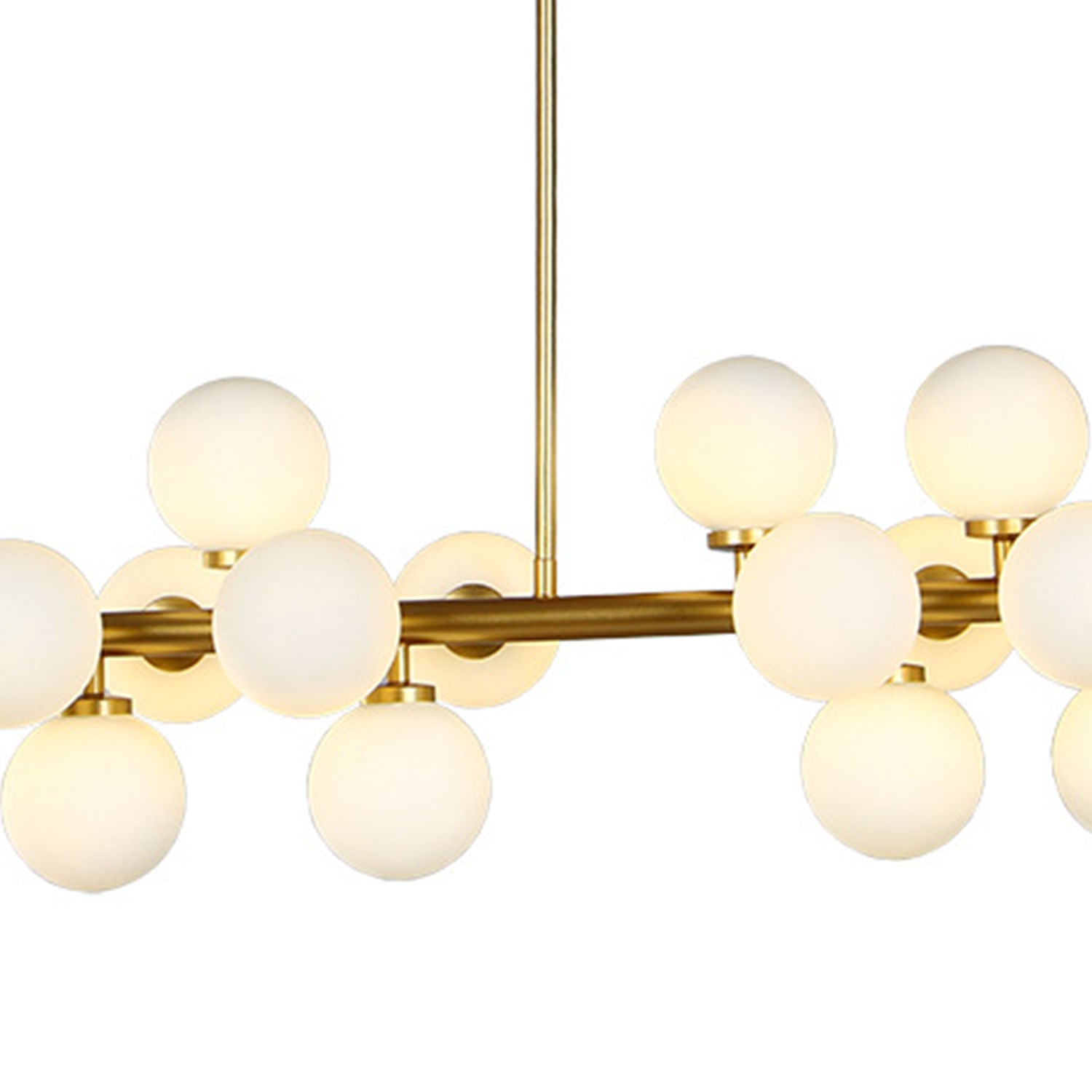 Lámpara Colgante Led Studio Bubble 51.2W Dorado