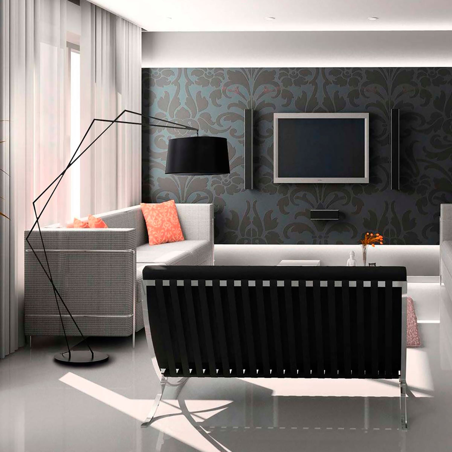 Lámpara de Pie LED Studio Pía 9W