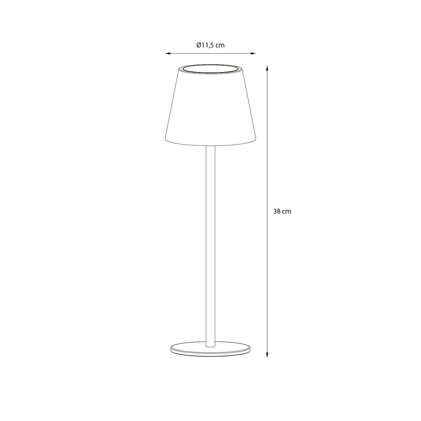 Lámpara de Mesa LED 2.5W Portátil