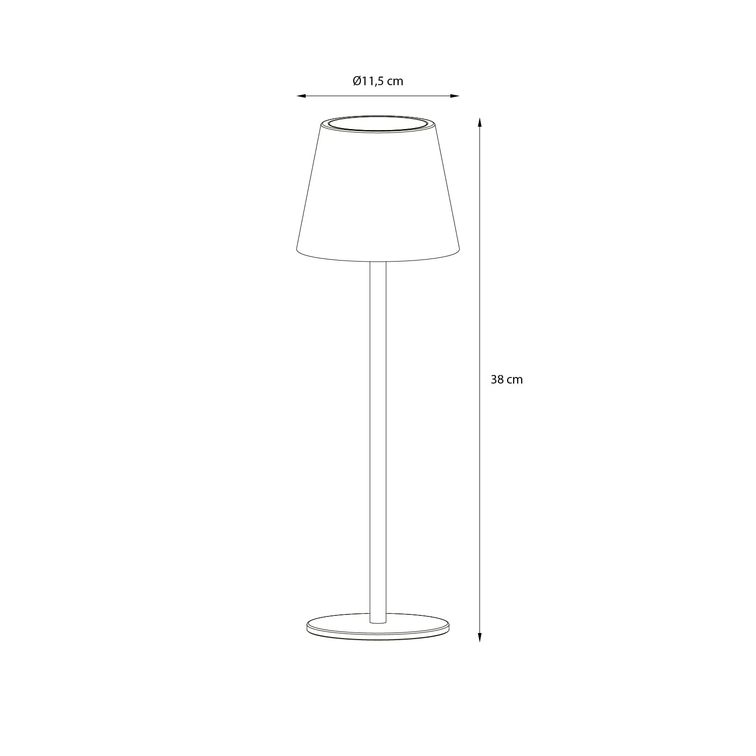 Lámpara de Mesa LED 2.5W Portátil