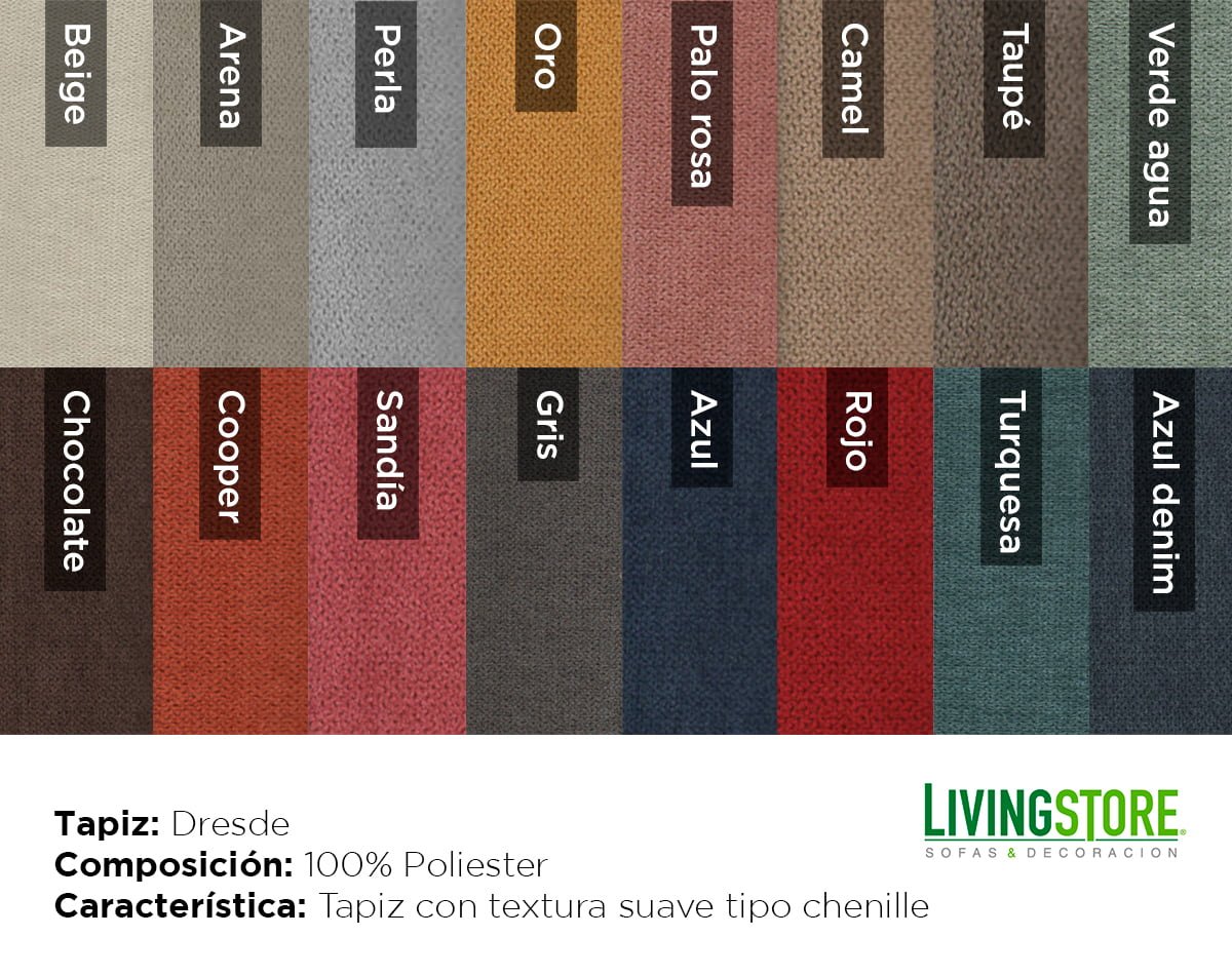 Sofá 3 Cuerpos Modular Dresde Bock