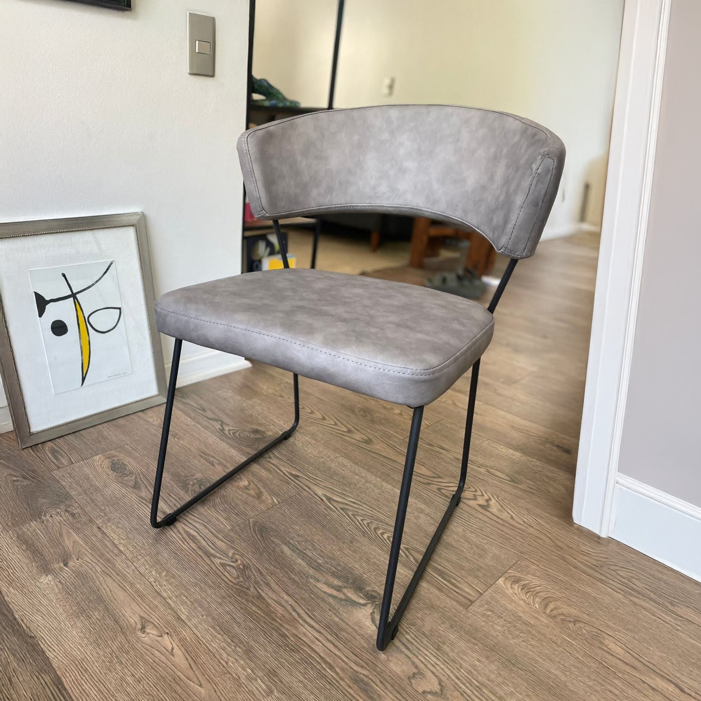 Silla Anne-Claire Moderna Gris