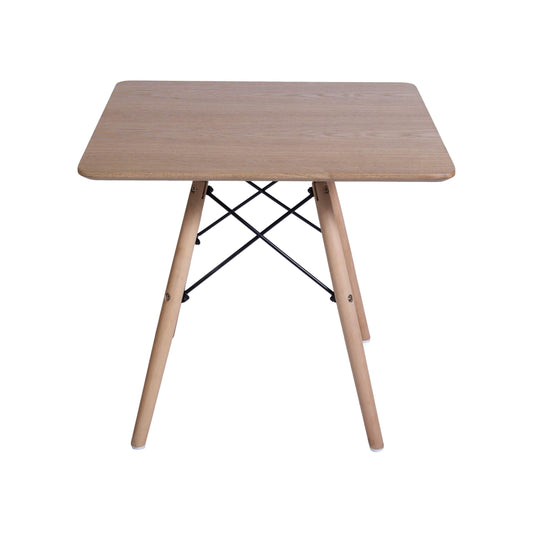 Mesa Lateral Eames Cuadrada Madera