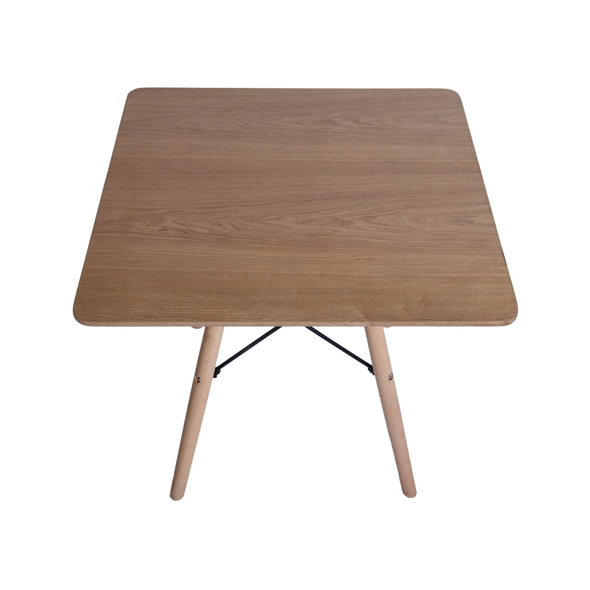 Mesa Lateral Eames Cuadrada Madera