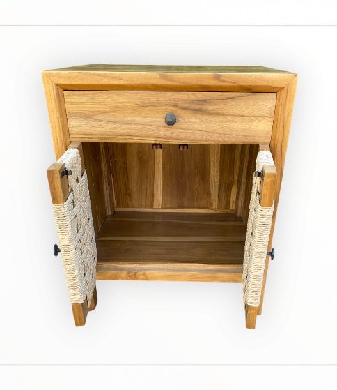 Velador Noah de Rattan Natural – Luz y Estilo Bohemio