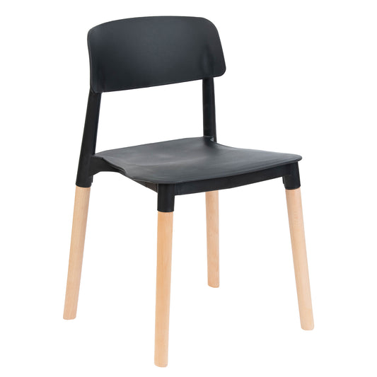 Silla Comedor Arya Negra