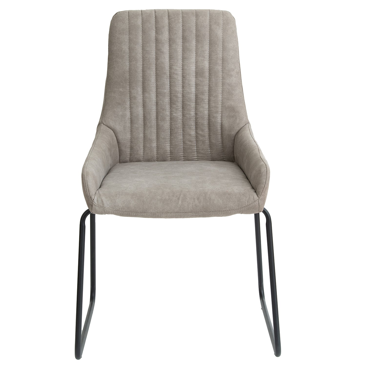 Silla Chicago Ecocuero Gris