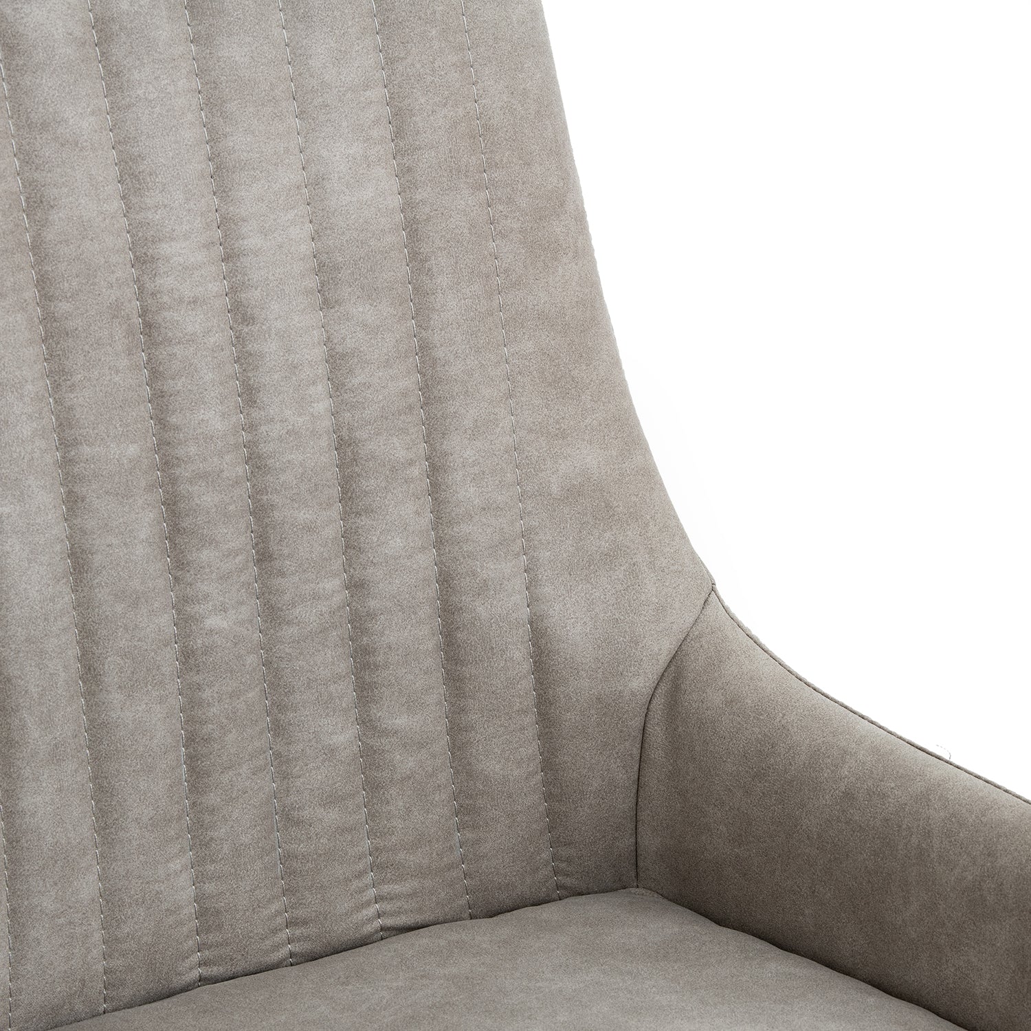 Silla Chicago Ecocuero Gris