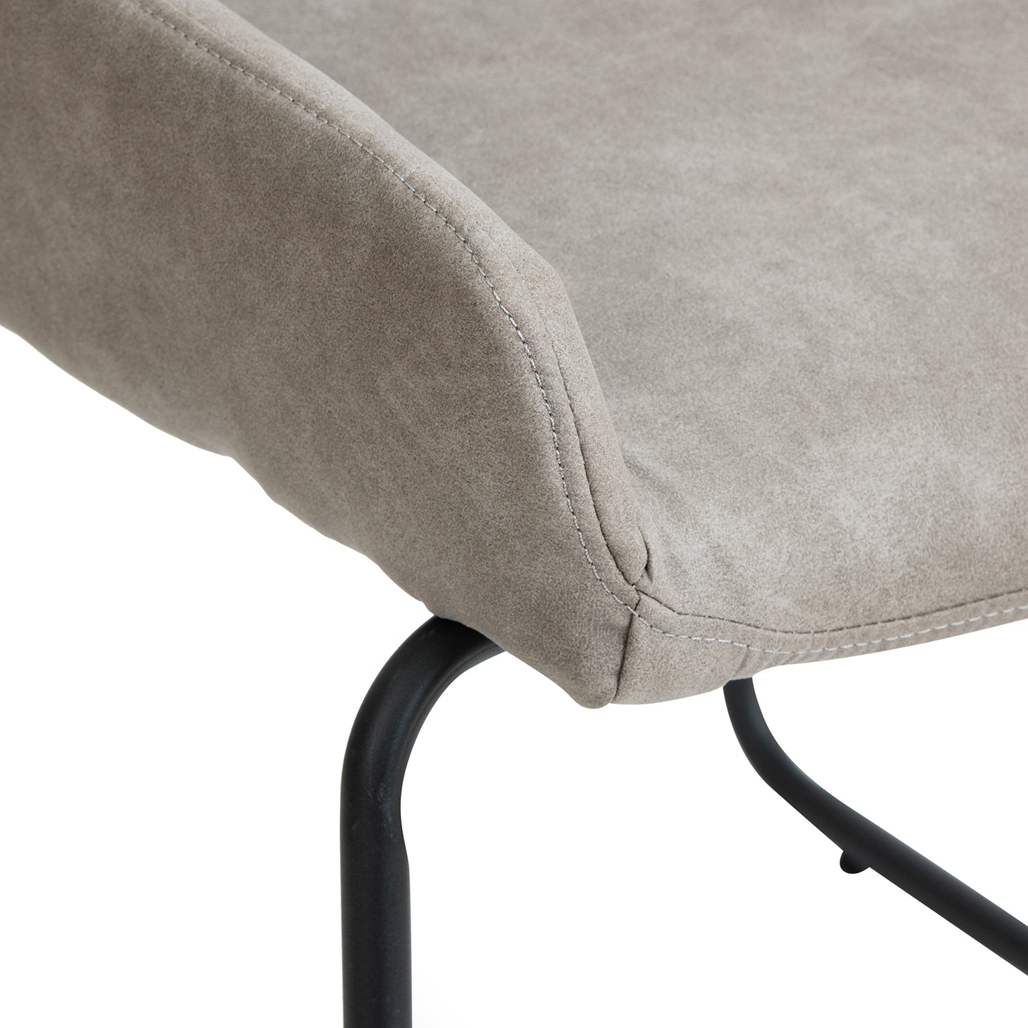 Silla Chicago Ecocuero Gris