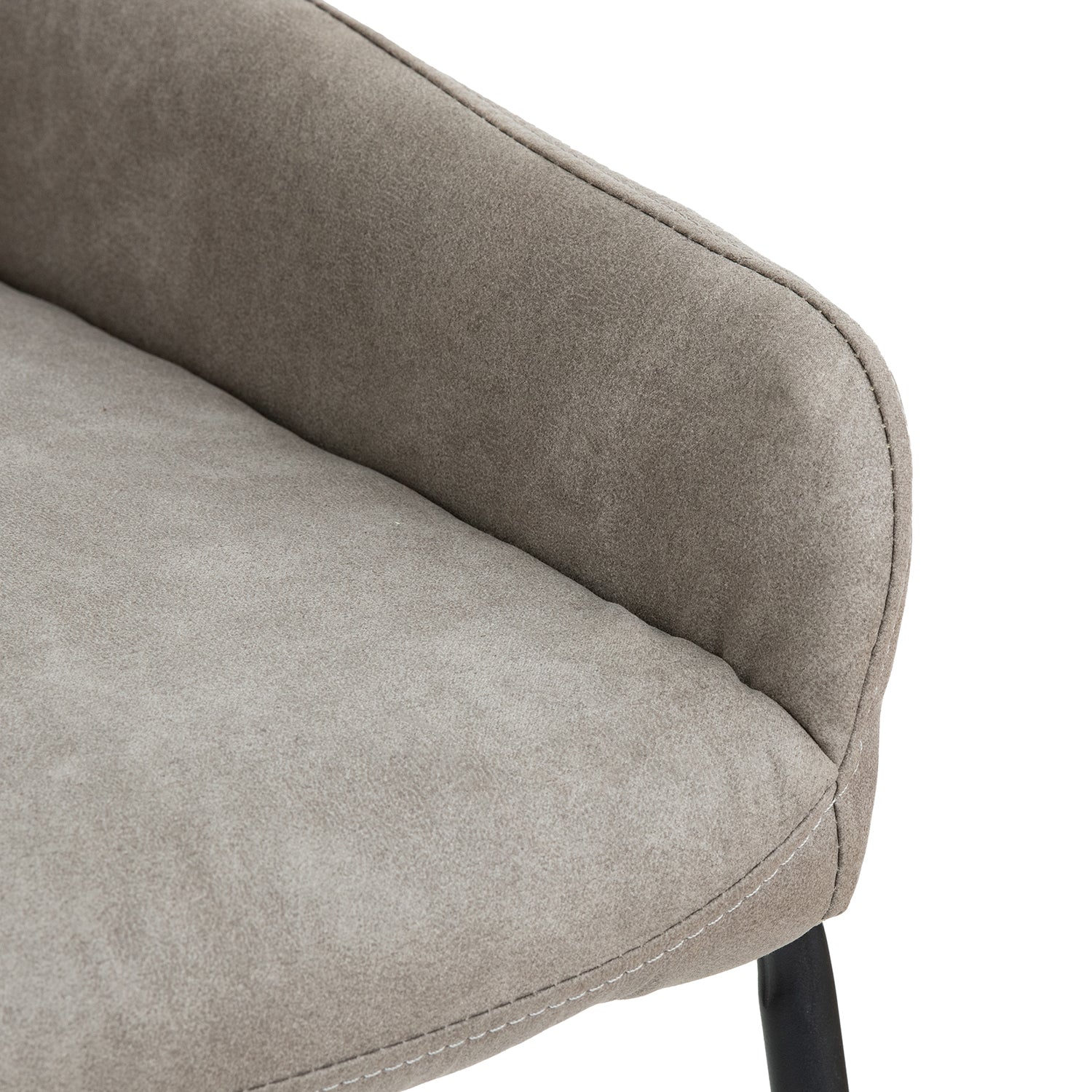 Silla Chicago Ecocuero Gris