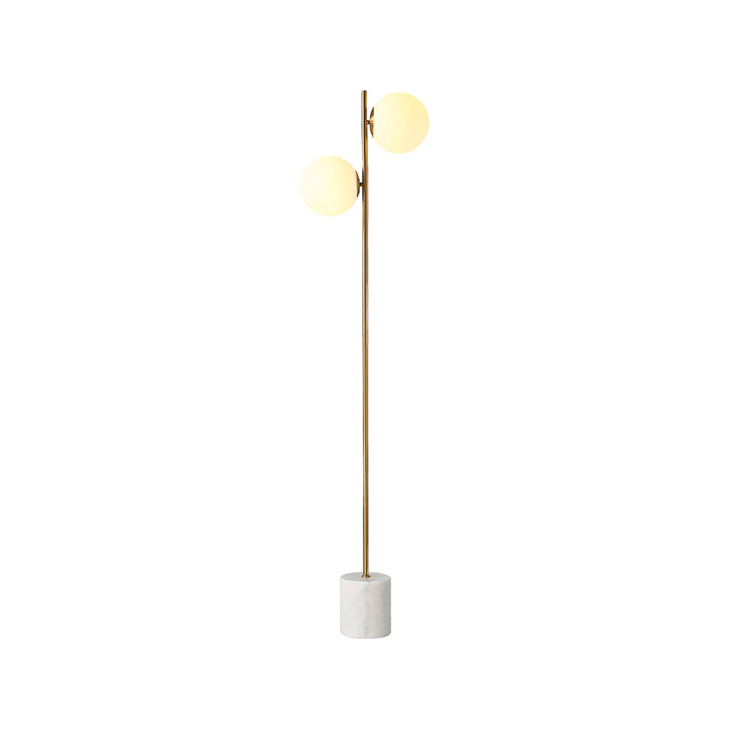 Lámpara de Pie LED Studio Ball Dorada