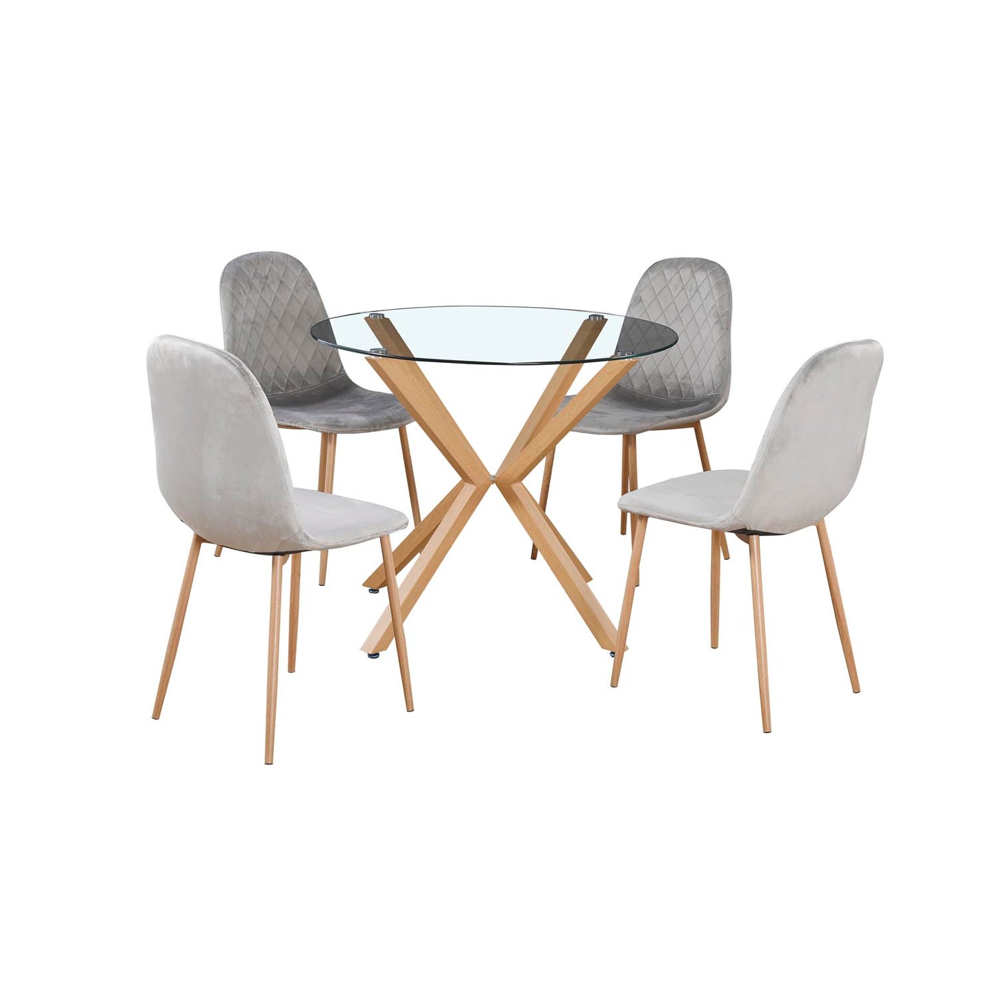 Comedor Tourny Redondo Gris