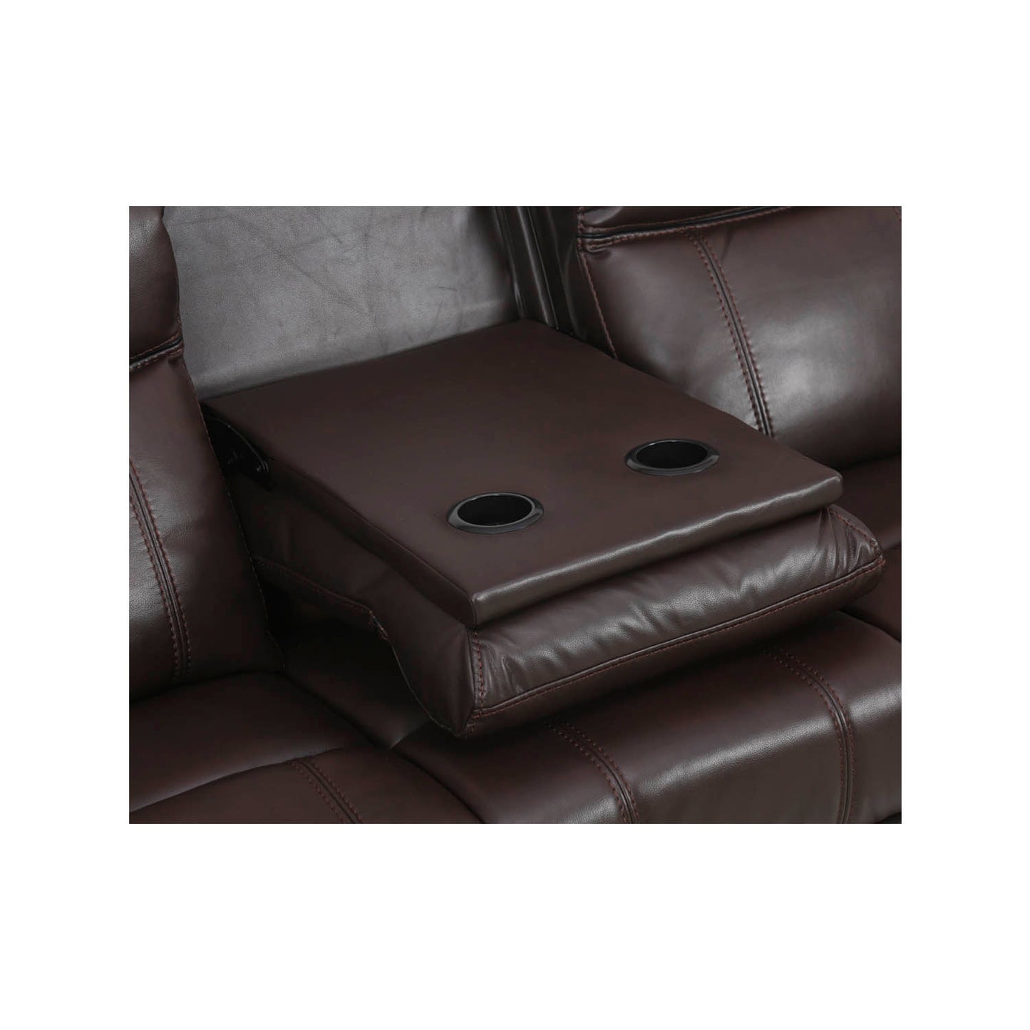 Sofá Reclinable 2 Cuerpos Phoenix Café